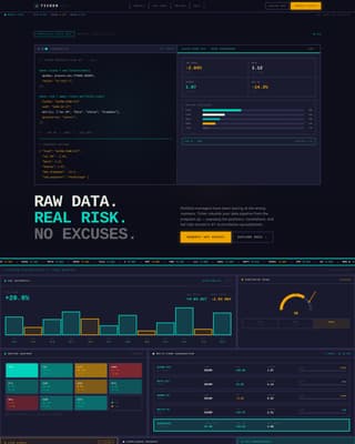 Ticker - Powerful Analytics Landing Page Template