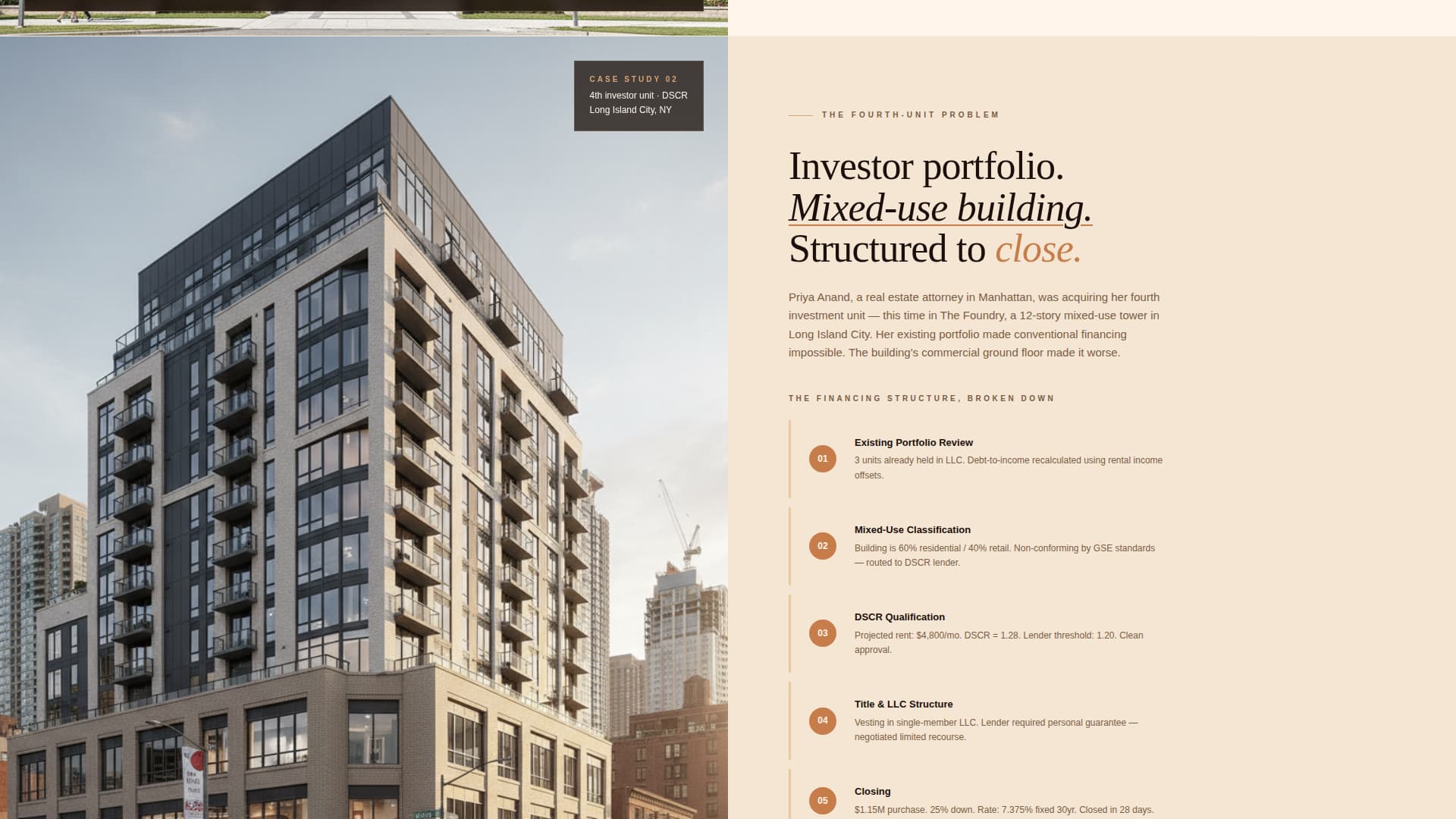 Escrow - Boutique Mortgage Landing Page Template