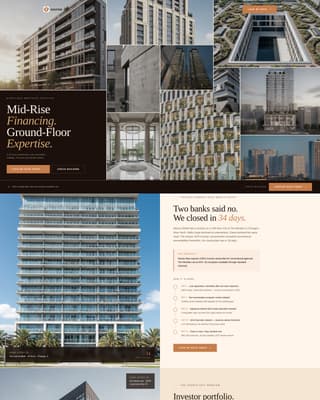 Escrow - Boutique Mortgage Landing Page Template