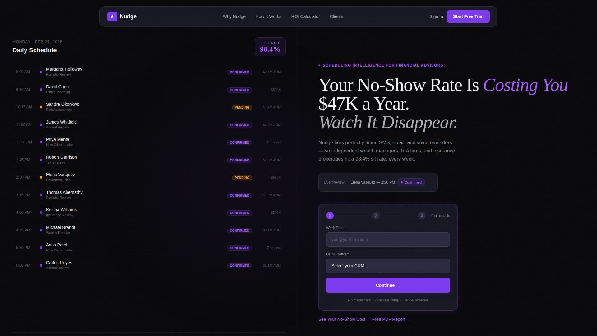 Nudge - Powerful Appointment Landing Page Template