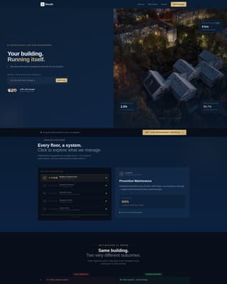 Reside - Minimal Propertymanagement Landing Page Template