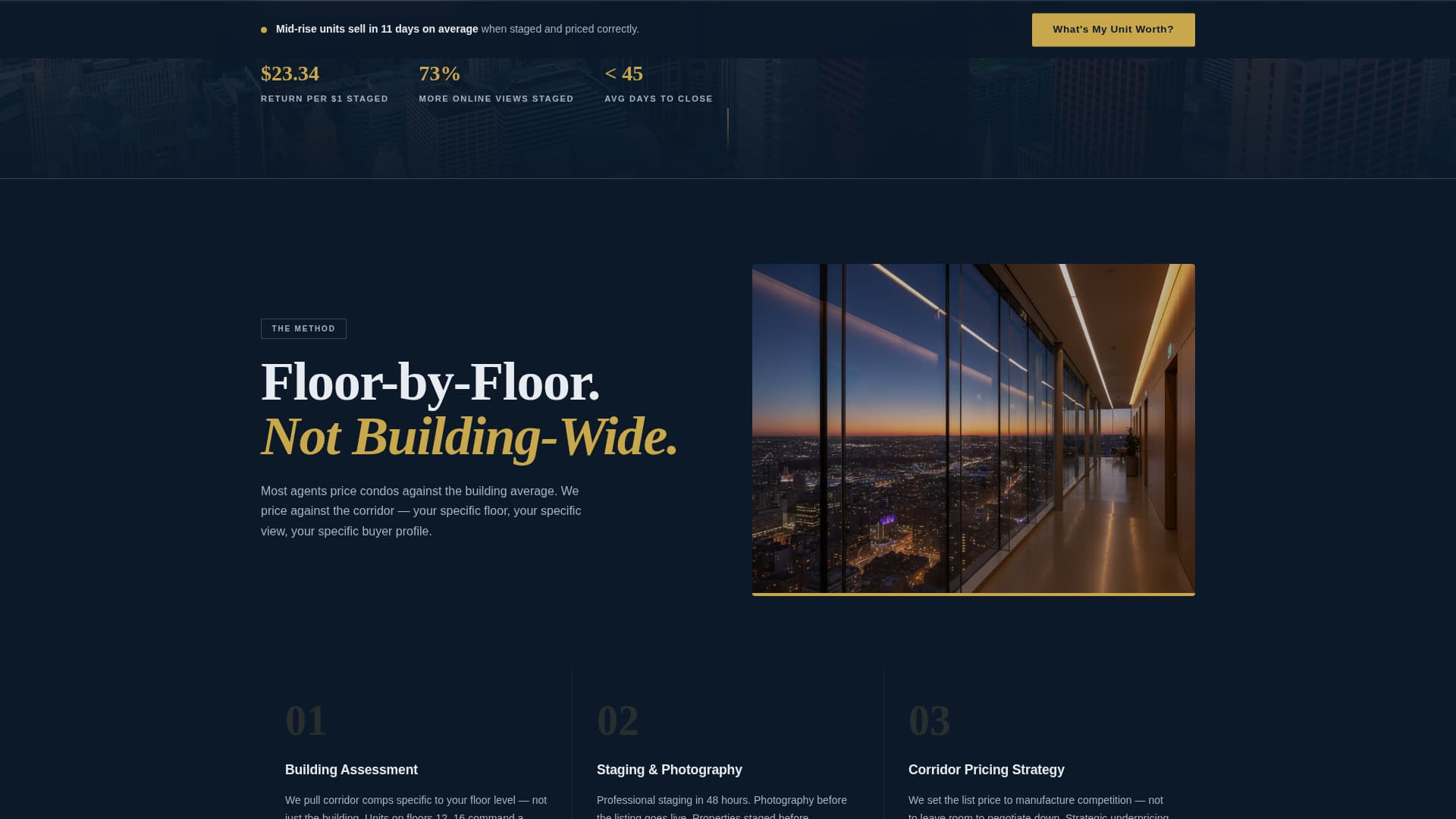 Listing - Panoramic Midrise Landing Page Template