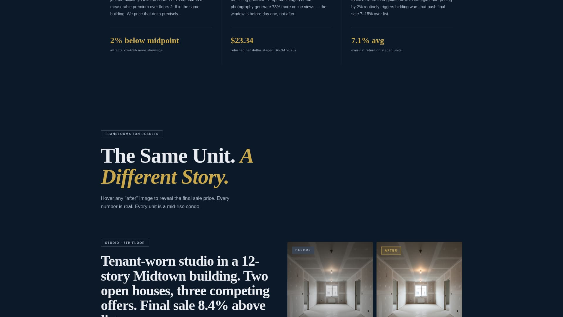 Listing - Panoramic Midrise Landing Page Template
