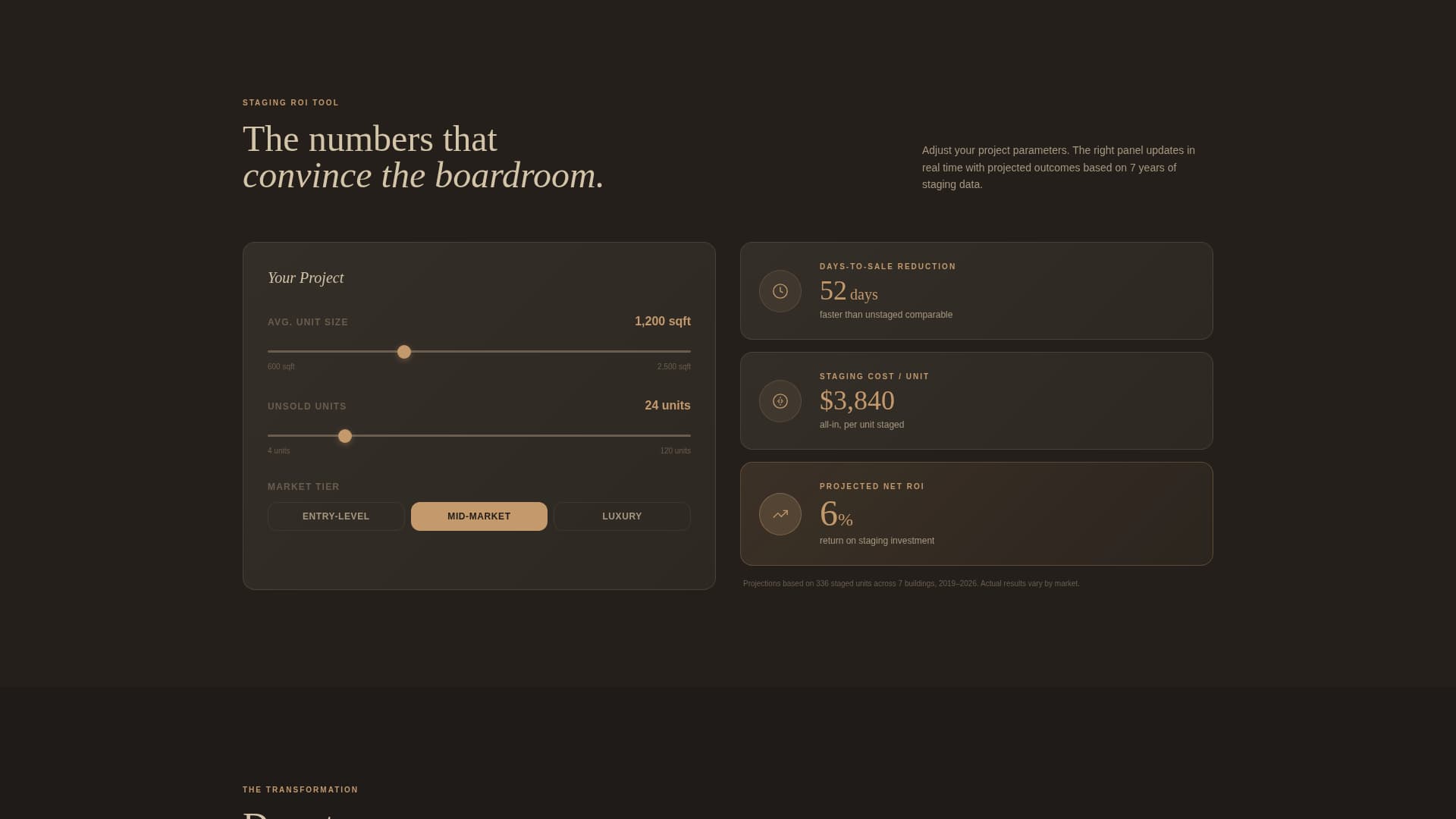 Stager - Immersive Residential Landing Page Template