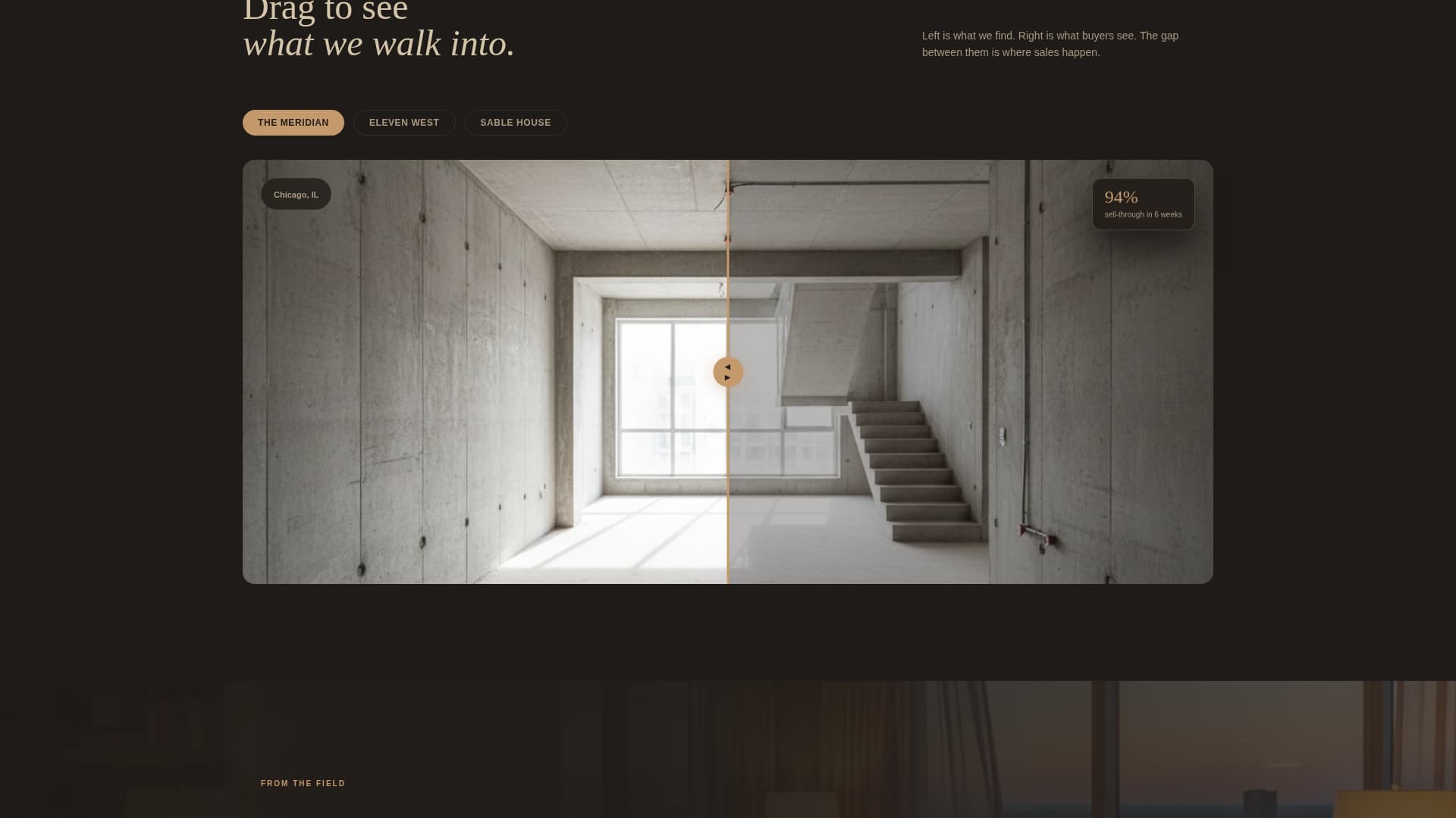 Stager - Immersive Residential Landing Page Template