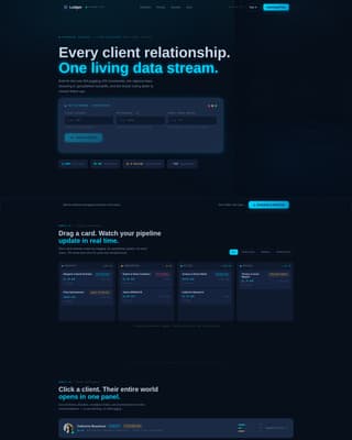 Elevate — Intelligent Fintech Services Landing Page Template
