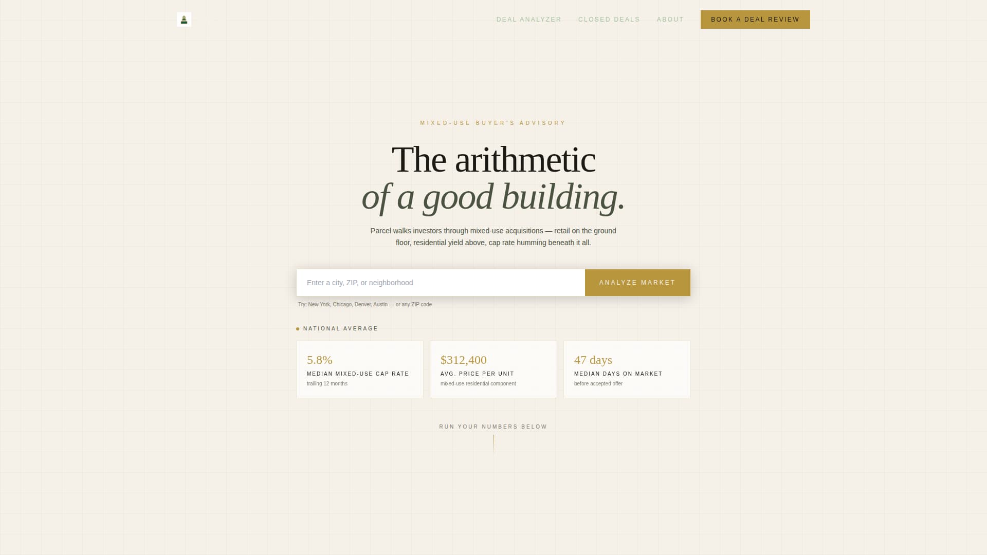 Parcel - Trusted Mixeduse Landing Page Template