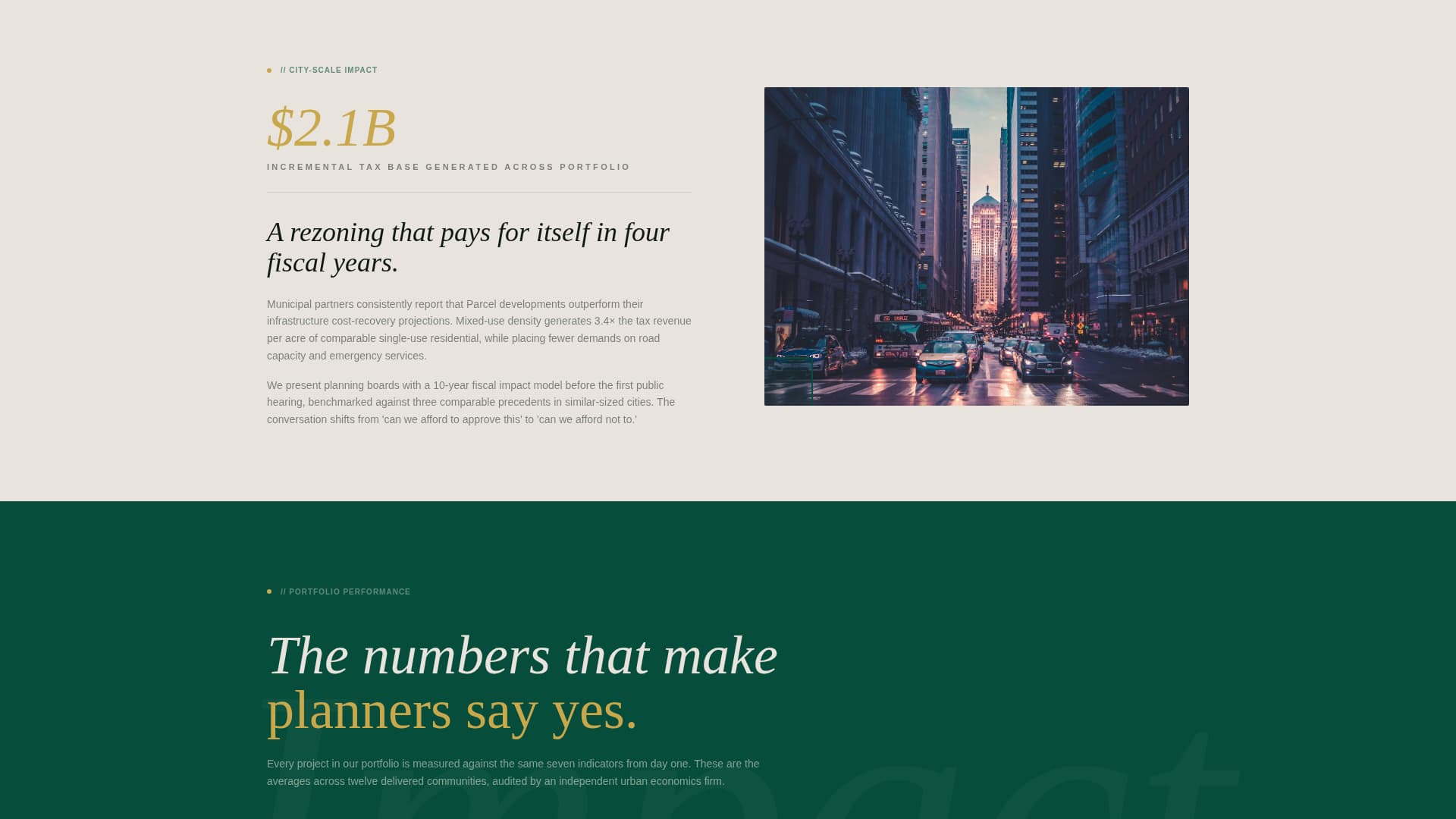 Parcel - Compelling Mixeduse Landing Page Template