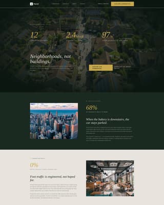 Parcel - Compelling Mixeduse Landing Page Template