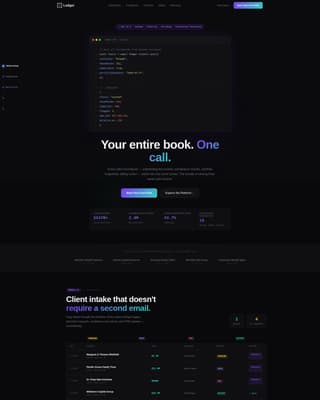 Financial Services Software & SaaS Privacy Policy Website Template