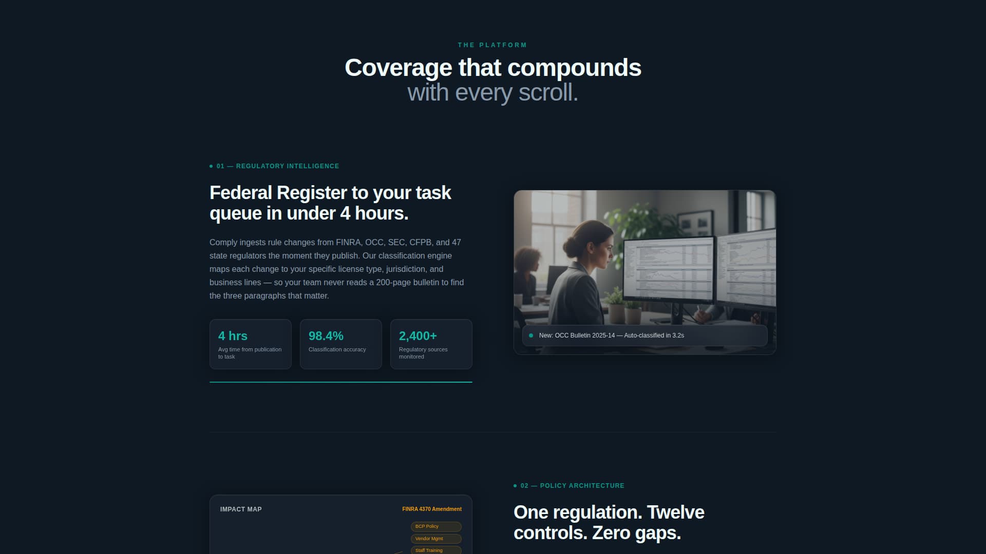 Audit — Compliance Management Landing Page Template