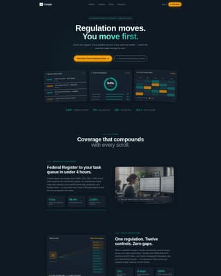 Audit — Compliance Management Landing Page Template