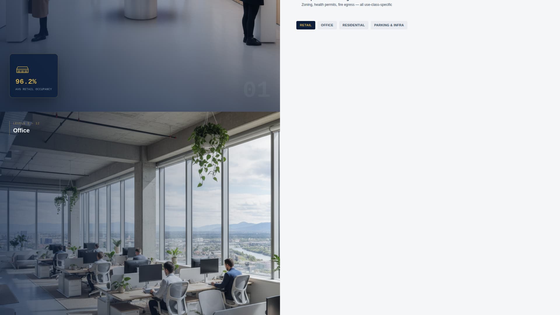 Steward - Commanding Mixeduse Landing Page Template