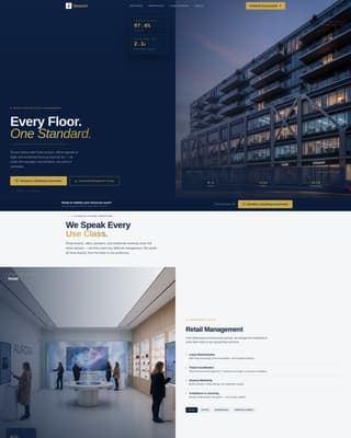 Steward - Commanding Mixeduse Landing Page Template