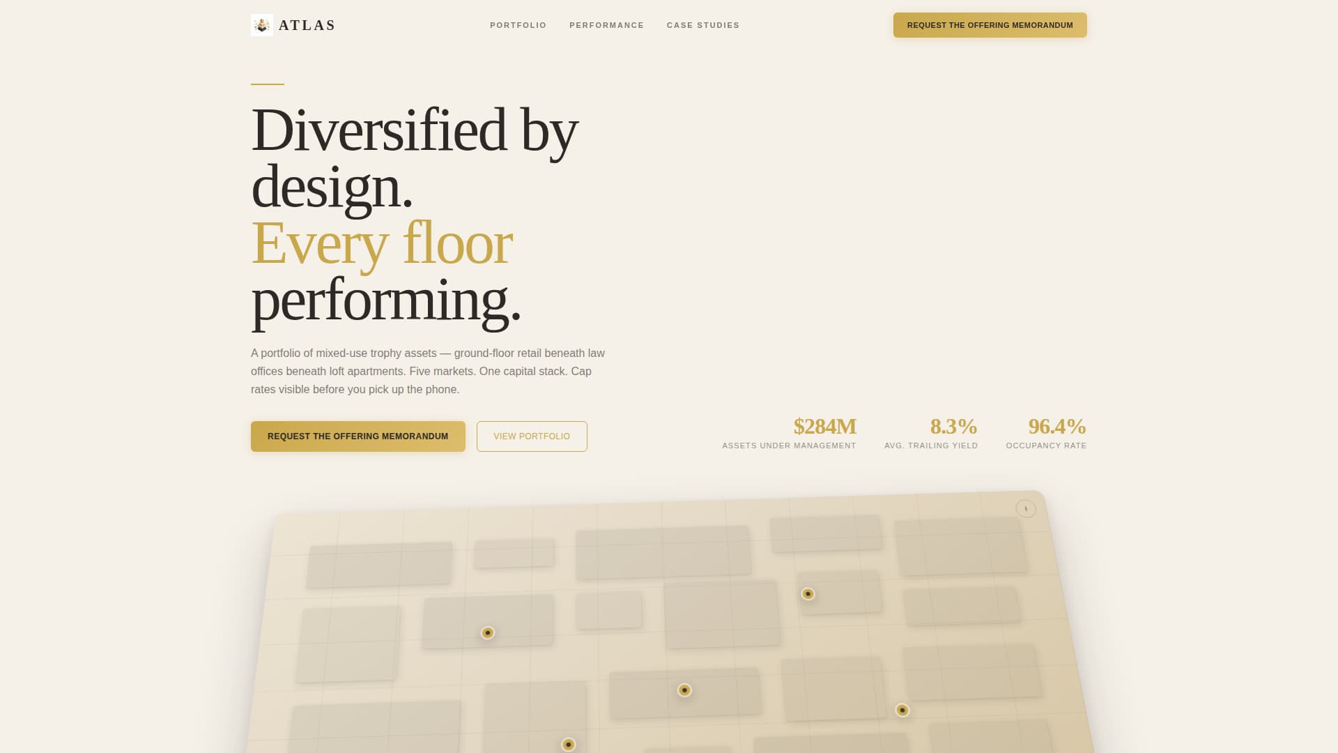 Atlas - Premium Mixeduse Landing Page Template