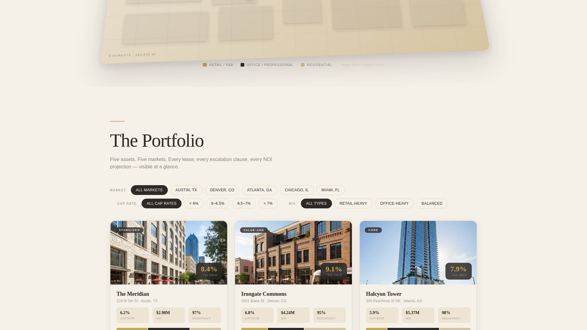 Atlas - Premium Mixeduse Landing Page Template
