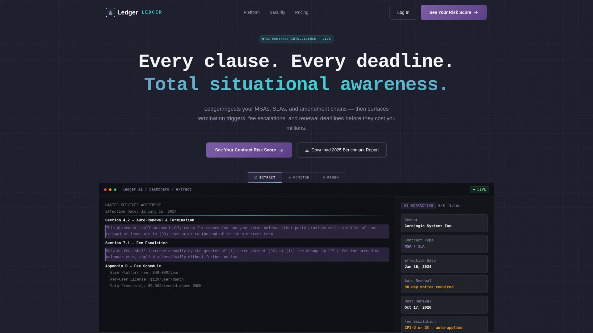 Financial Services Software Privacy Policy Website Template