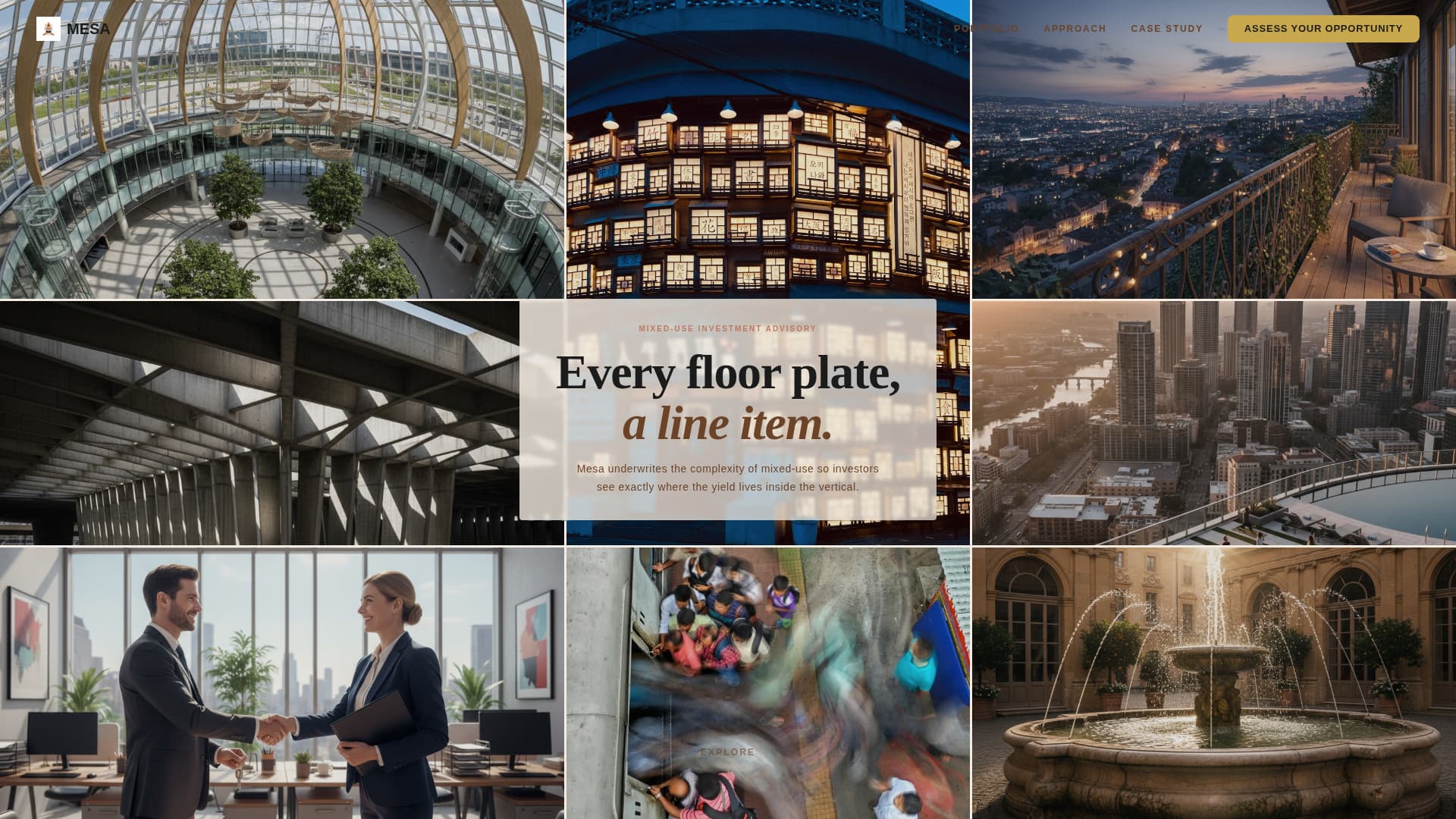 Mesa - Precision Mixeduse Landing Page Template
