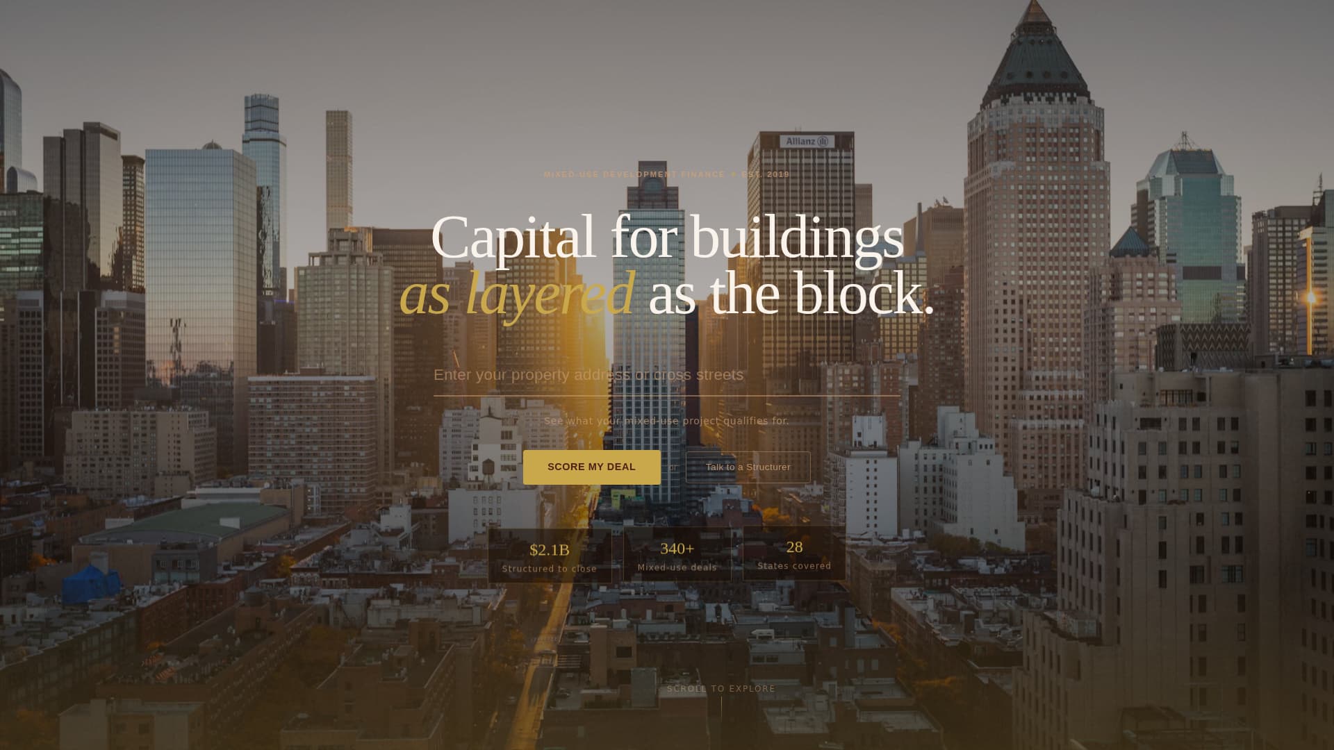 Leverage - Asymmetric Mixeduse Landing Page Template