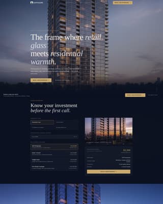 Exposure - Cinematic Mixeduse Landing Page Template