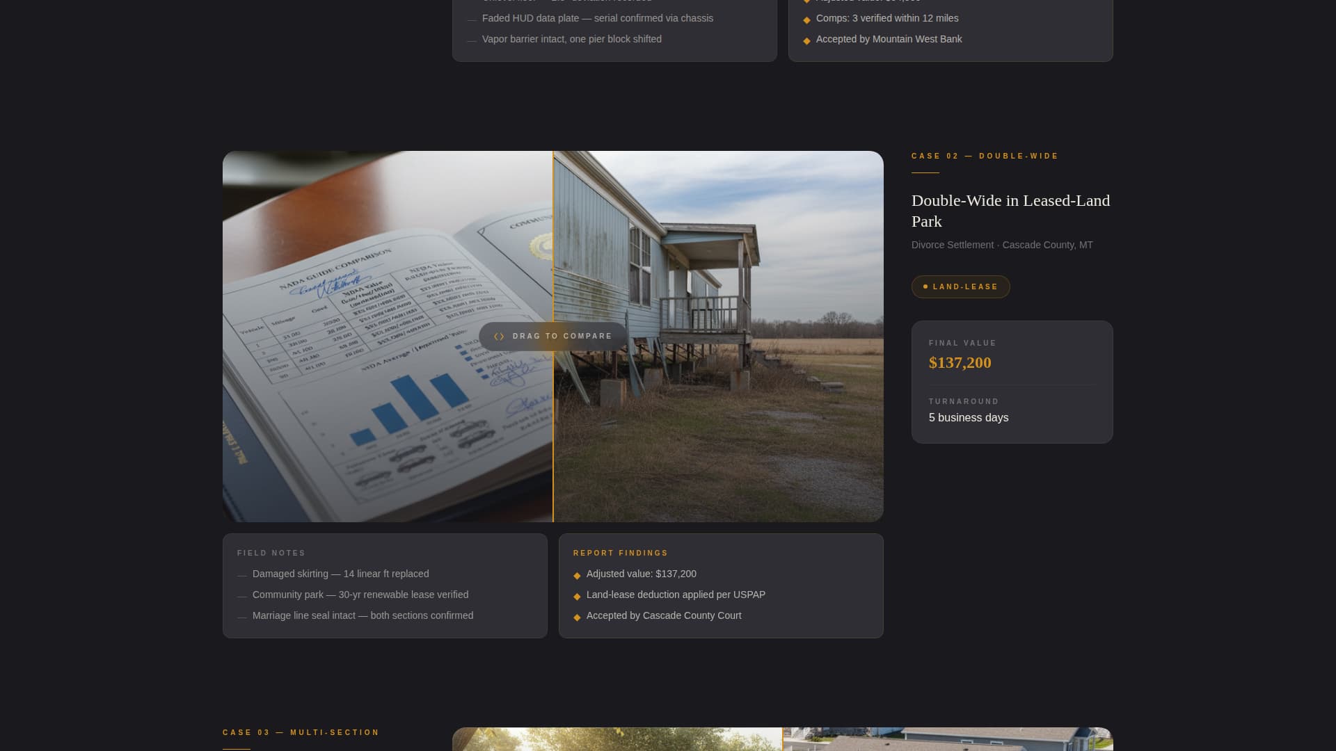 Appraise - Trusted Manufacturedhome Landing Page Template