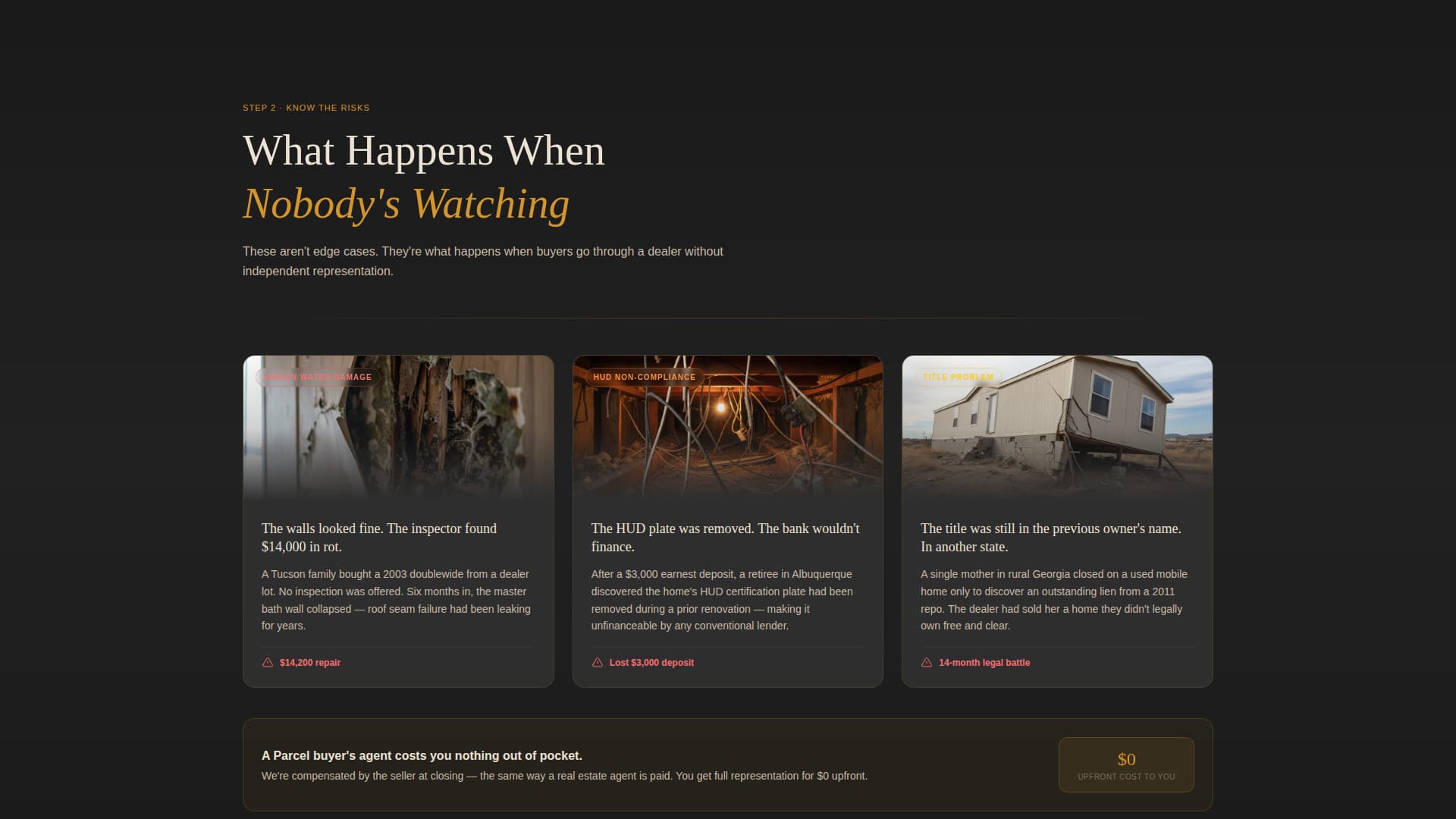 Parcel - Trusted Manufacturedhome Landing Page Template