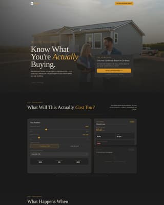 Parcel - Trusted Manufacturedhome Landing Page Template