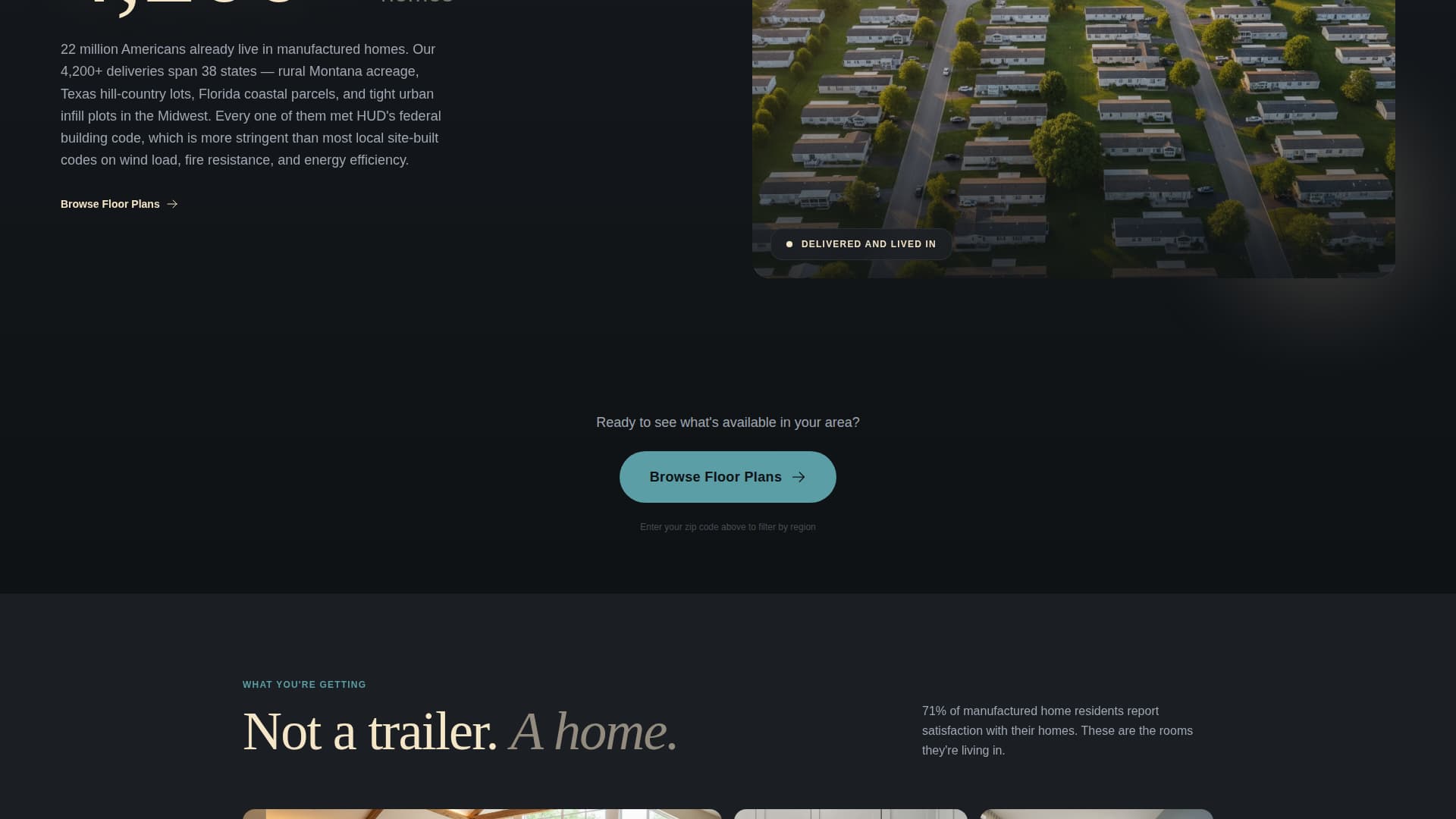 Homestead - Turnkey Manufacturedhome Landing Page Template