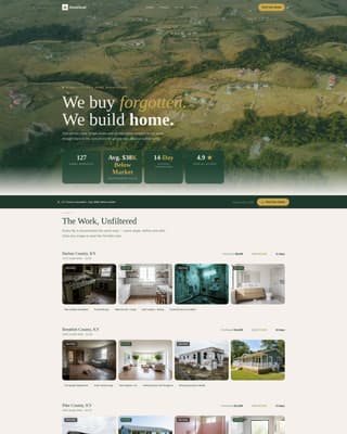Homestead - Trusted Manufacturedhome Landing Page Template