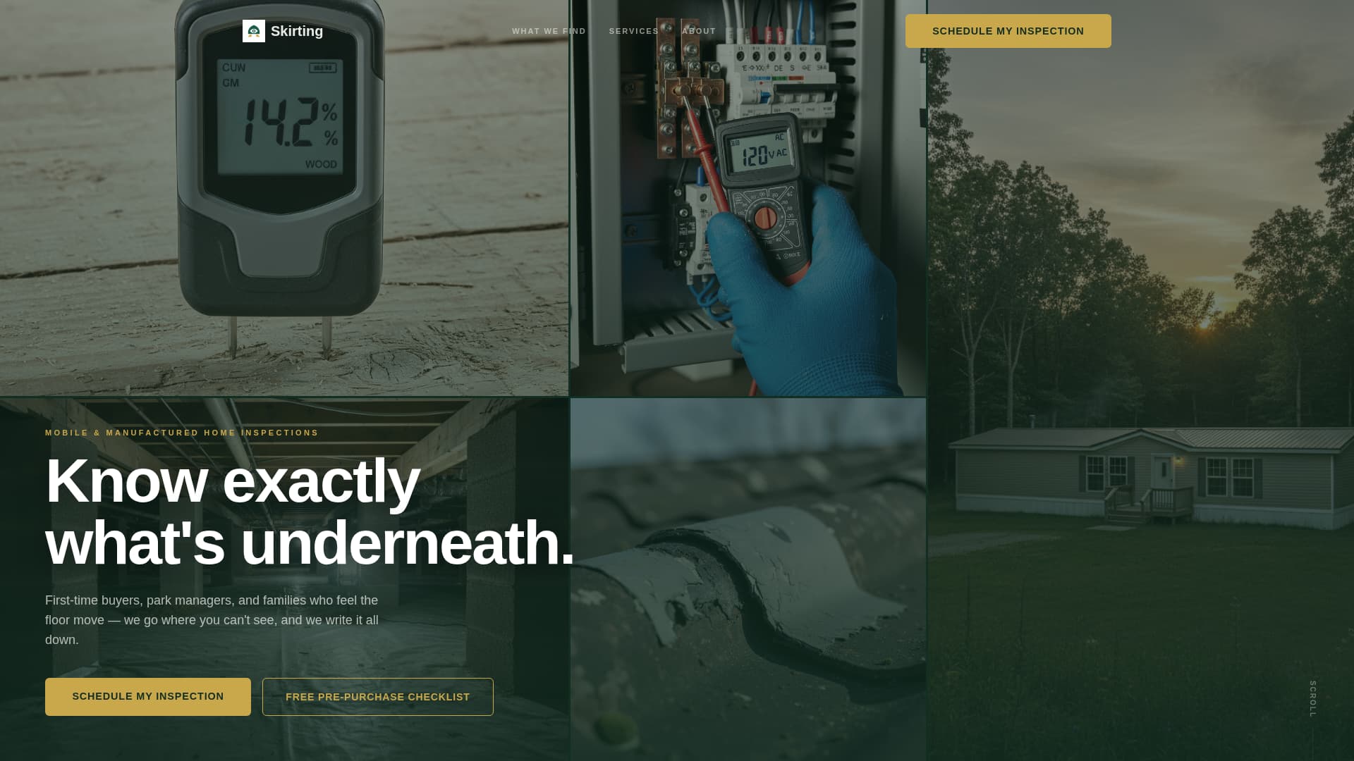 Skirting - Trustworthy Inspection Landing Page Template