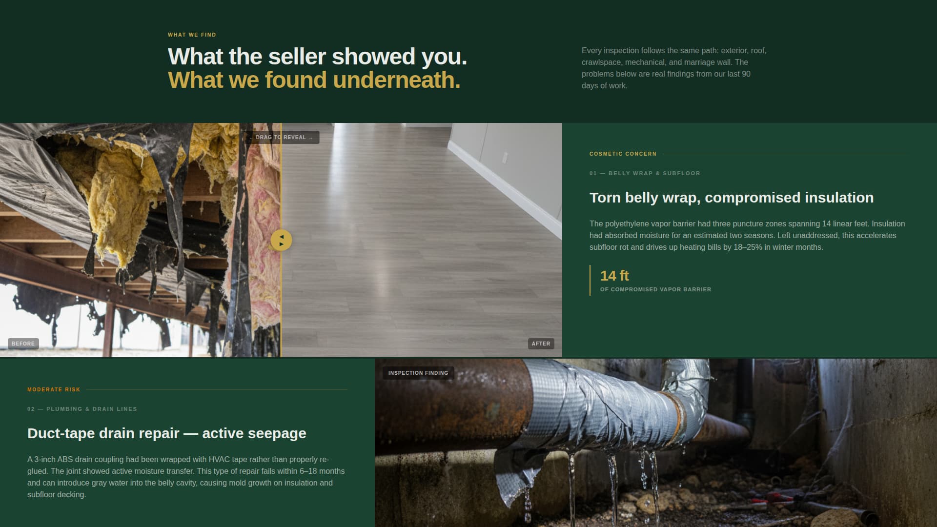 Skirting - Trustworthy Inspection Landing Page Template