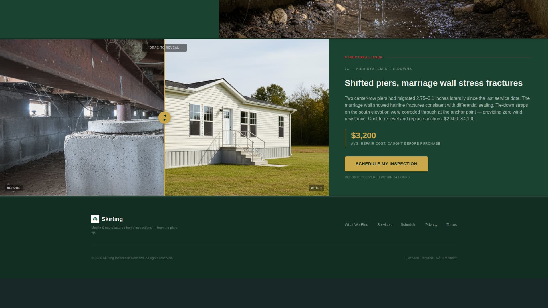 Skirting - Trustworthy Inspection Landing Page Template