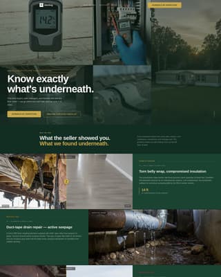 Skirting - Trustworthy Inspection Landing Page Template