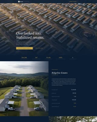 Parcel - Exclusive Manufacturedhousing Landing Page Template