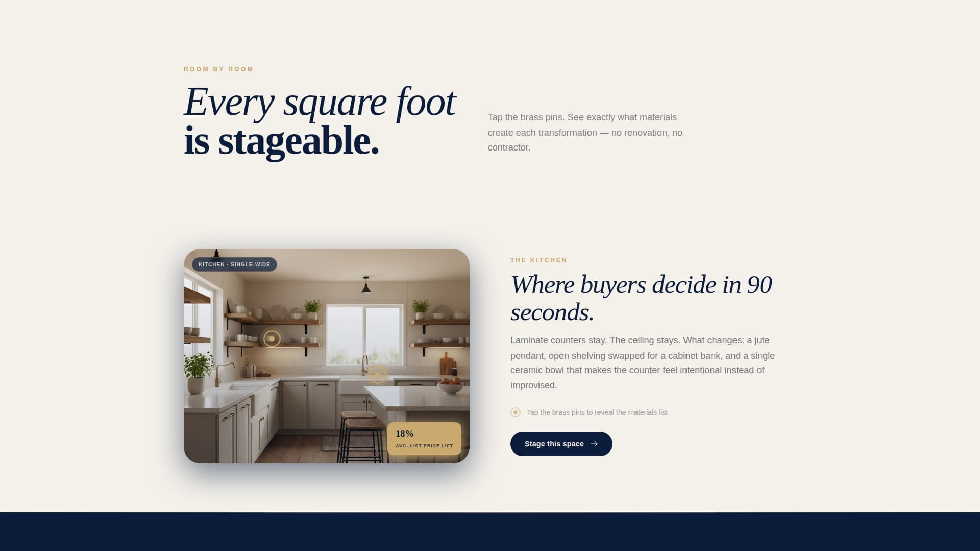 Atelier - Transformative Staging Landing Page Template