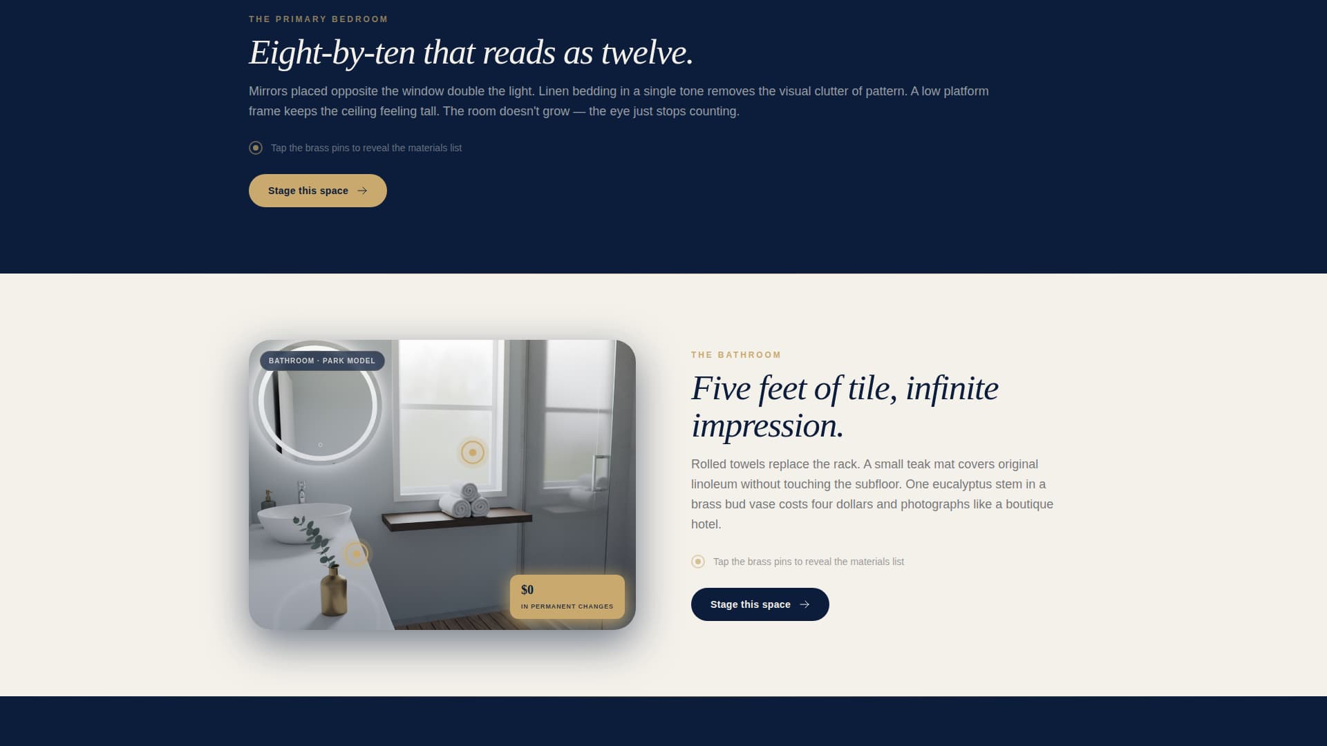 Atelier - Transformative Staging Landing Page Template
