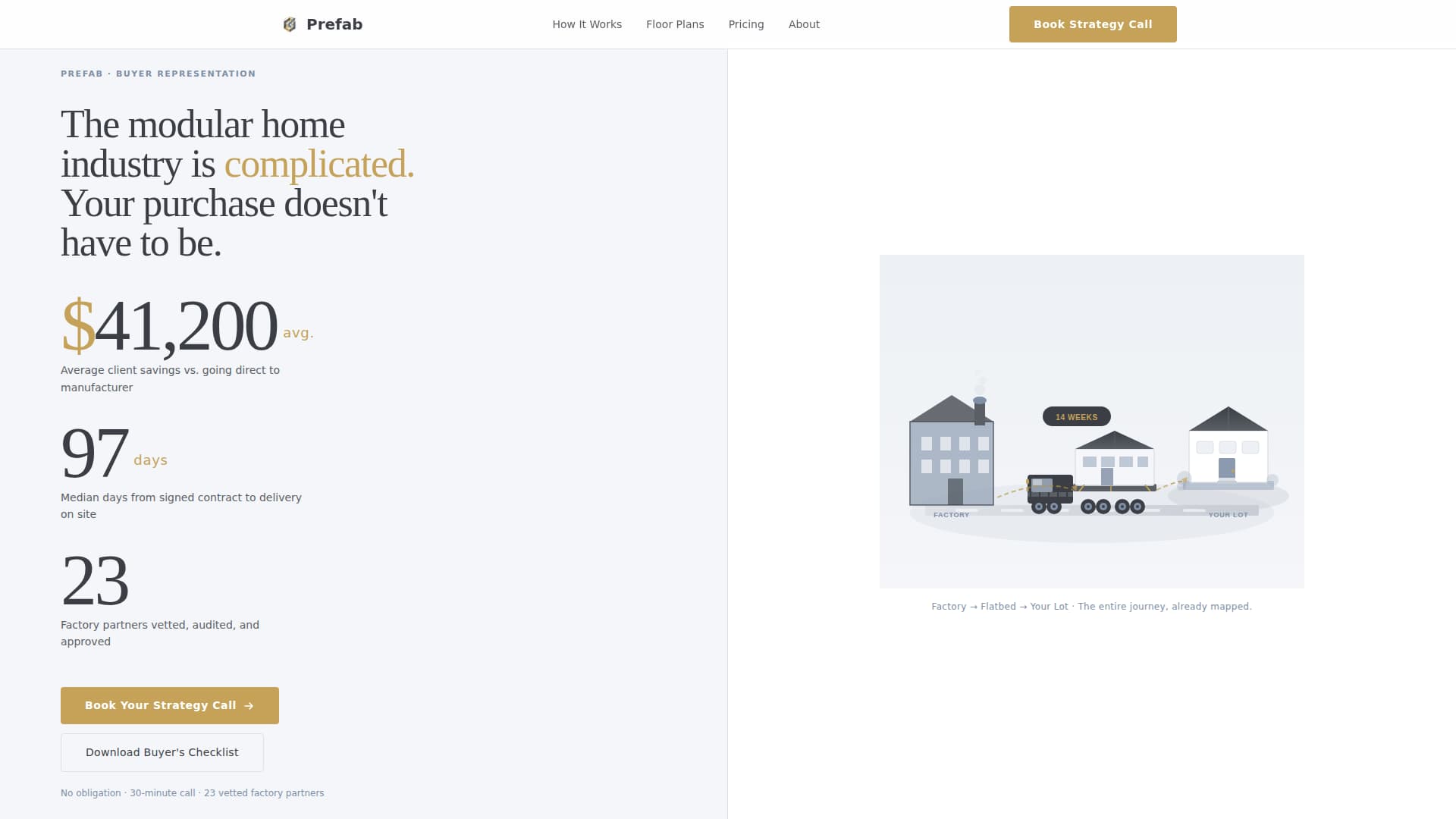 Modular - Modern Home Landing Page Template