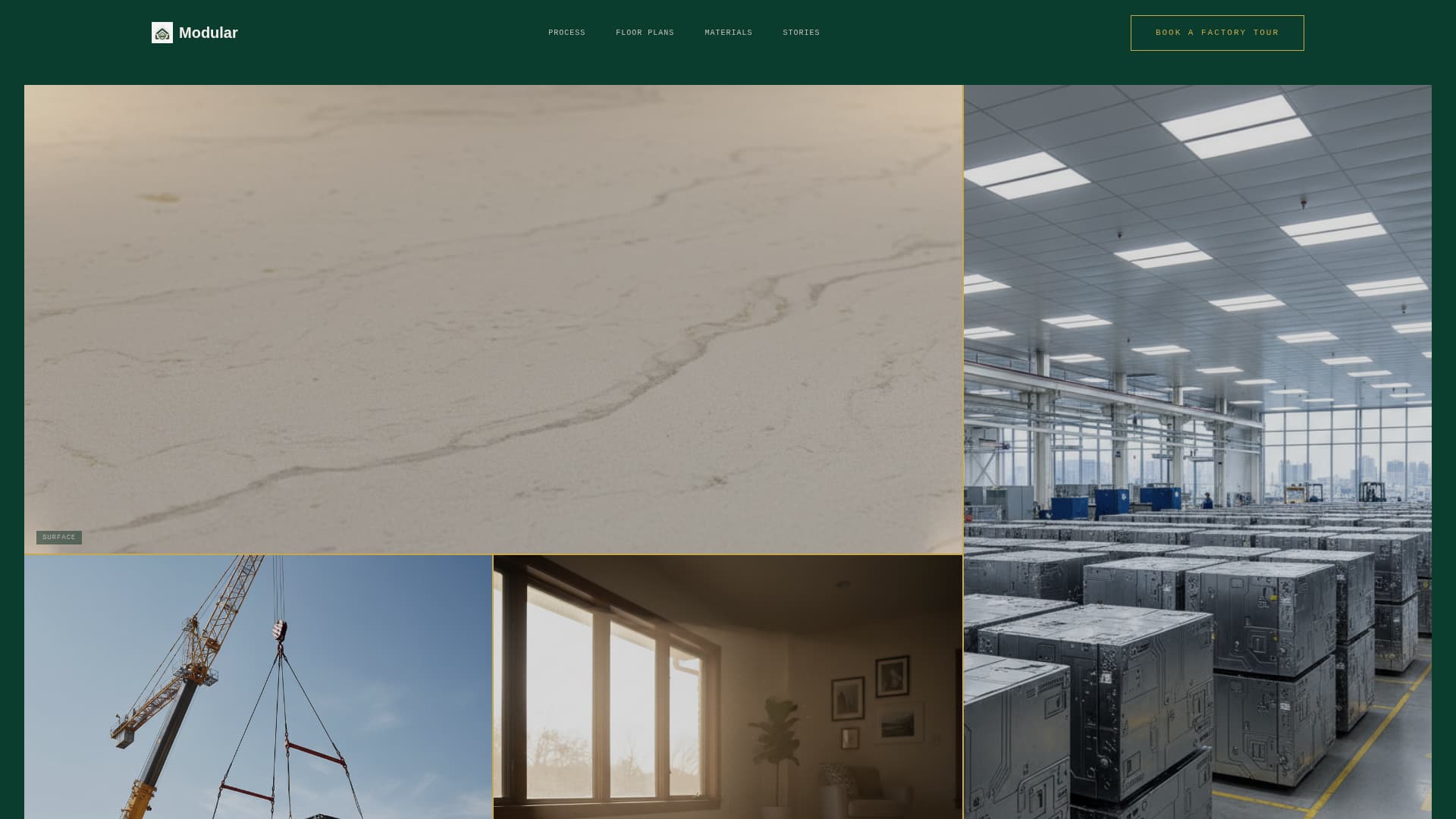 Modular - Precision Home Landing Page Template