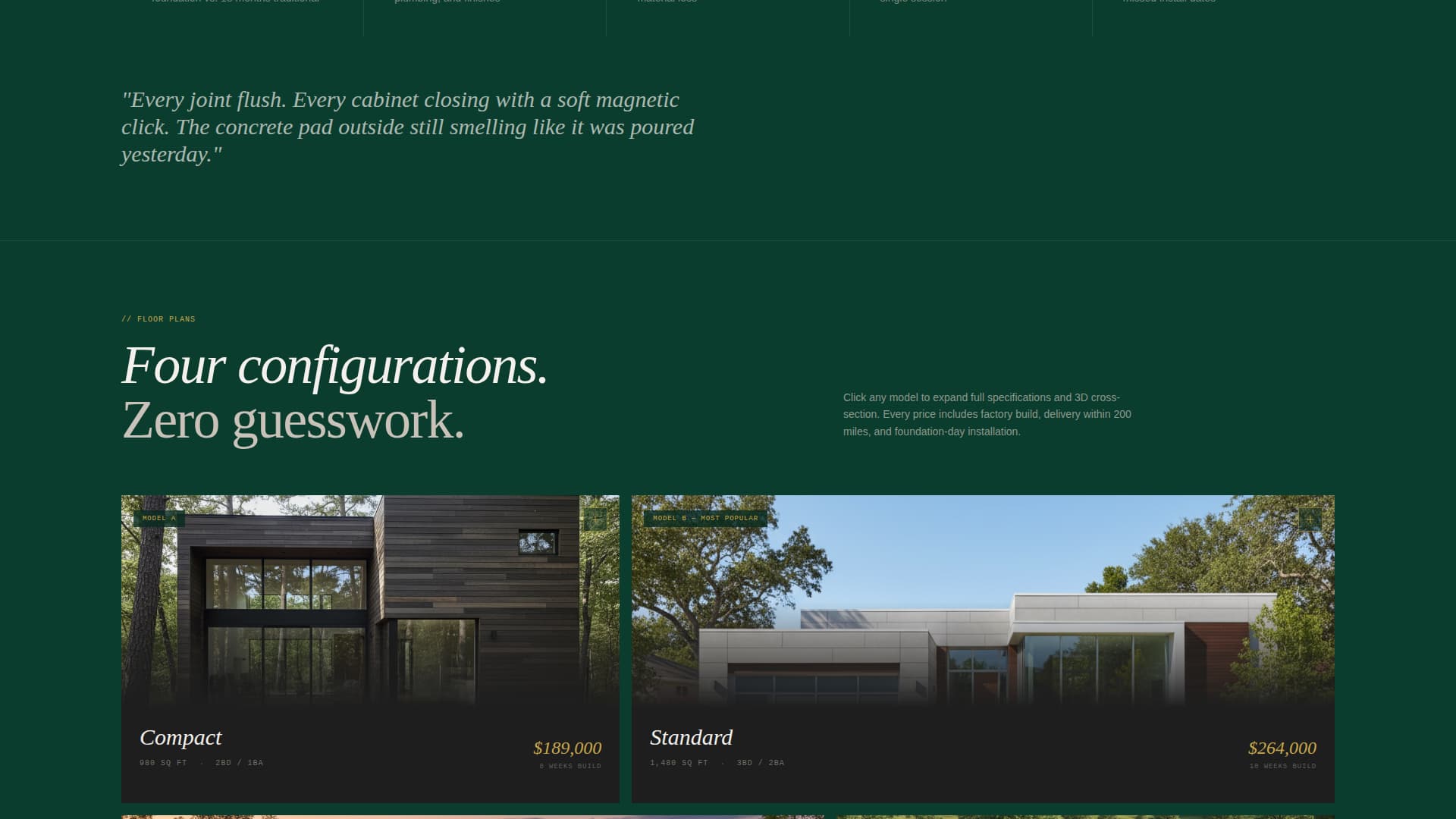 Modular - Precision Home Landing Page Template
