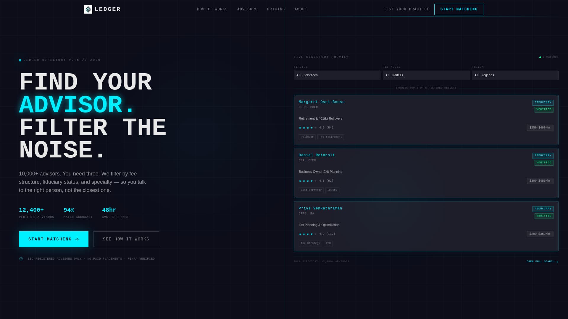 Ascend — Smart Financial Advisor Landing Page Template