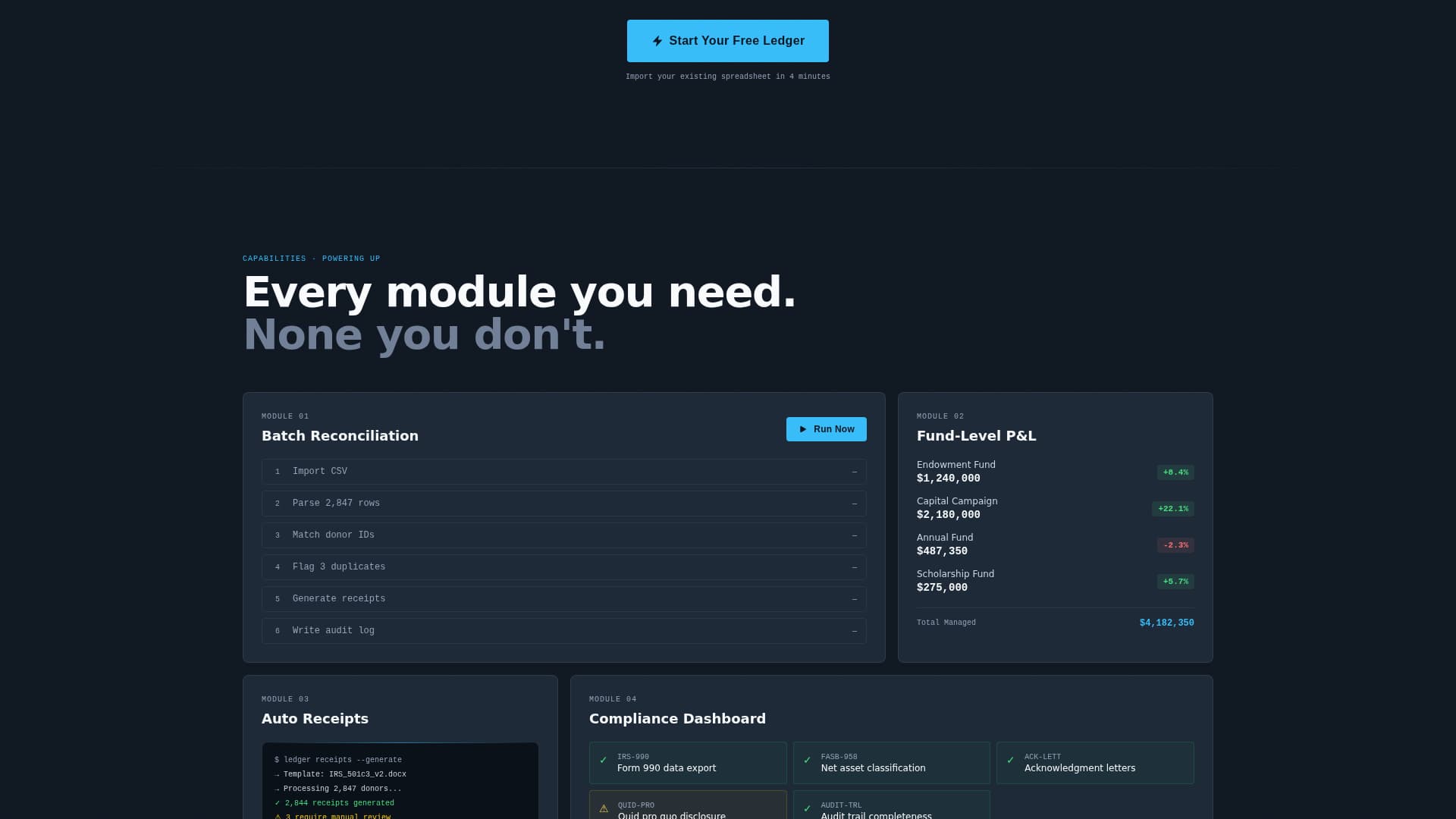Financial Services Software Professional Website Template