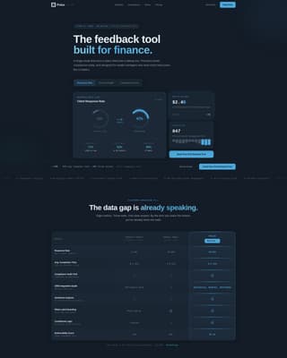 Pulse - Precision Feedback Landing Page Template