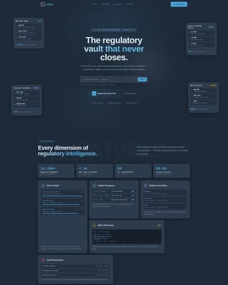 Ledger - Powerful Compliance Landing Page Template