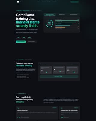 Fortify — Smart Regulatory Compliance Landing Page Template