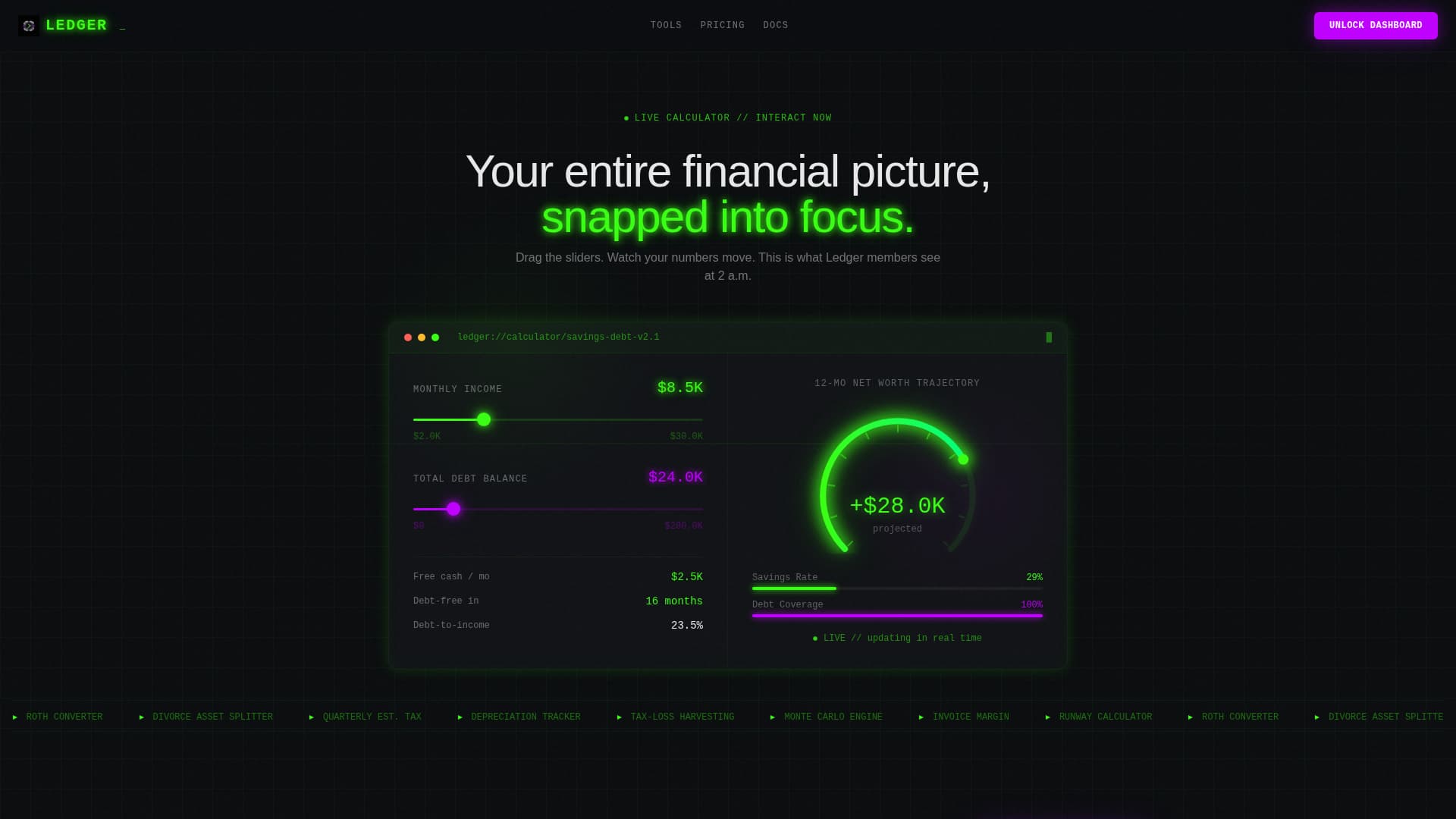 Finix — Smart Financial Services Landing Page Template