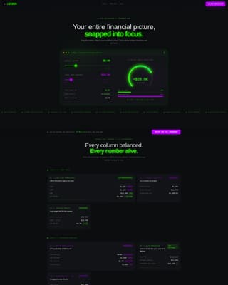 Finix — Smart Financial Services Landing Page Template