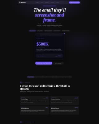 Milestone - Powerful Fintech Landing Page Template