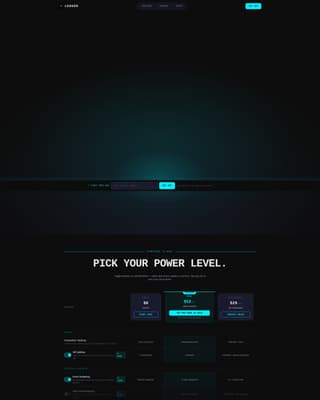 Secure — Fintech Platform Landing Page Template