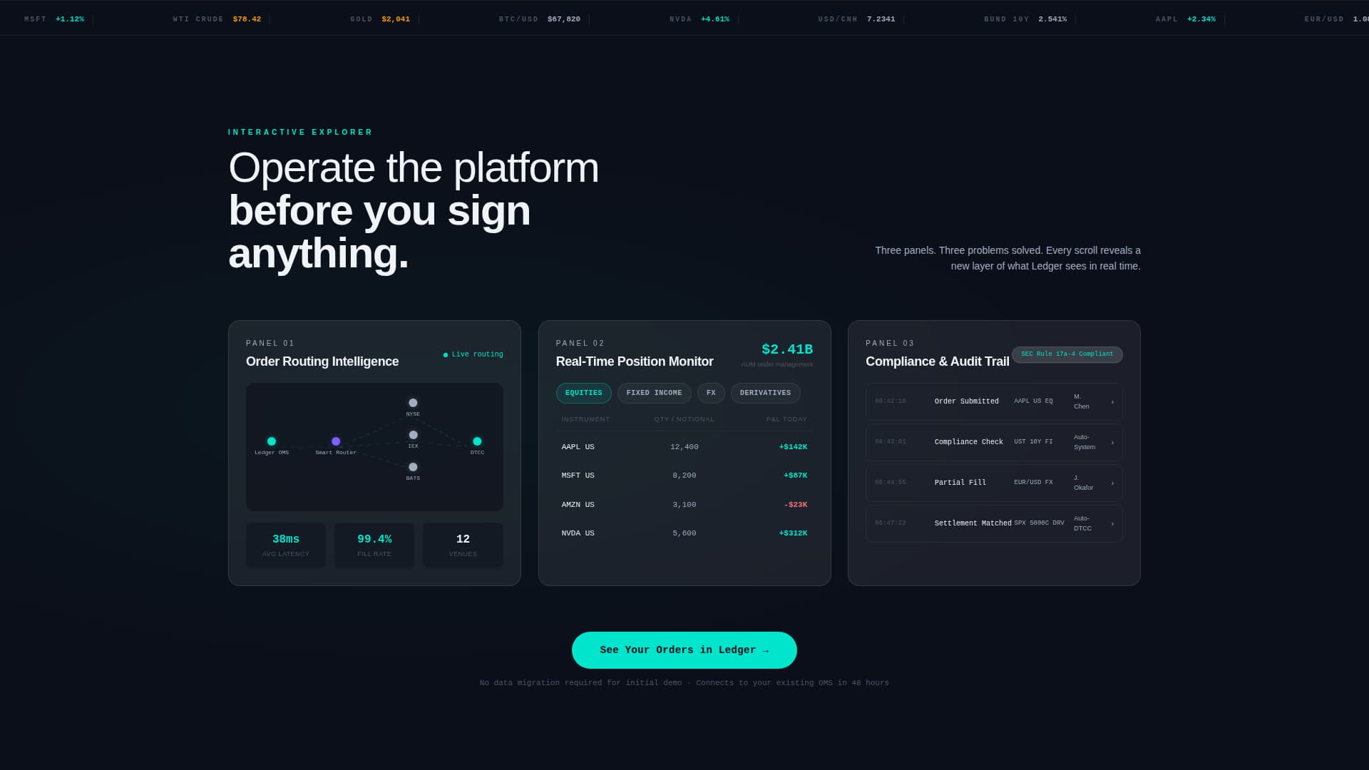 Financial Services Software Advanced Privacy Policy Website Template