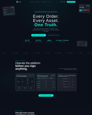 Financial Services Software Advanced Privacy Policy Website Template